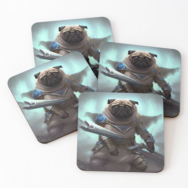 Item preview, AI Generated Art, War Pug designed and sold by RabbitHoleMI.