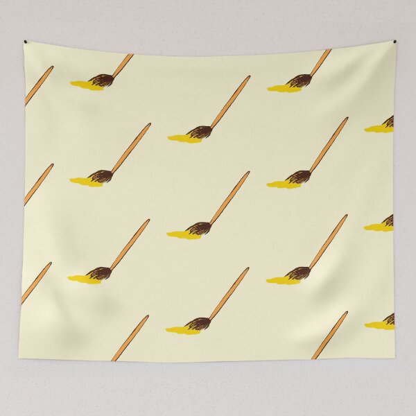 Item preview, Painting brush yellow paint designed and sold by Fransyn.