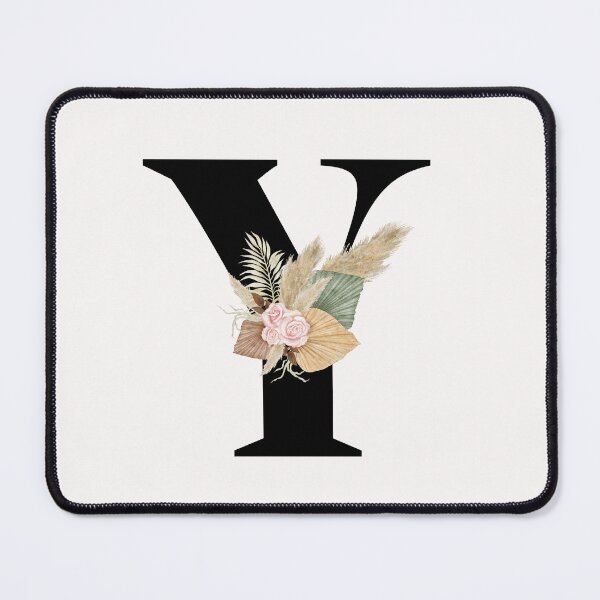 Item preview, letter y floral designed and sold by LU NA.