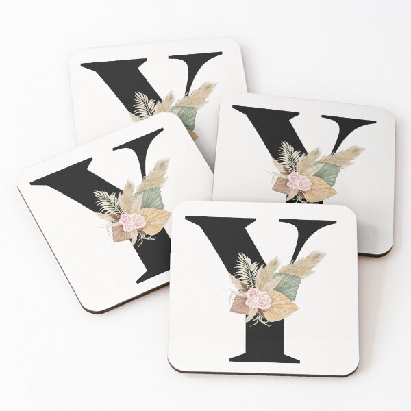 Item preview, letter y floral designed and sold by LU NA.