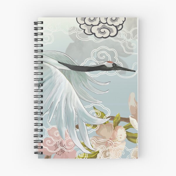 Item preview, White Japanese Crane designed and sold by OtterFactory.