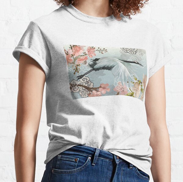 Aperçu de l'œuvre Grue Japonaise Blanche créée et vendue par OtterFactory.