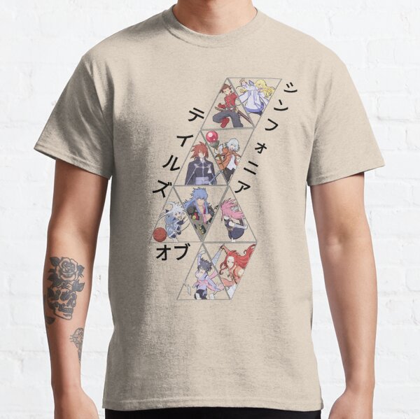 Tales of symphonia zelos wilder character text Classic T-Shirt