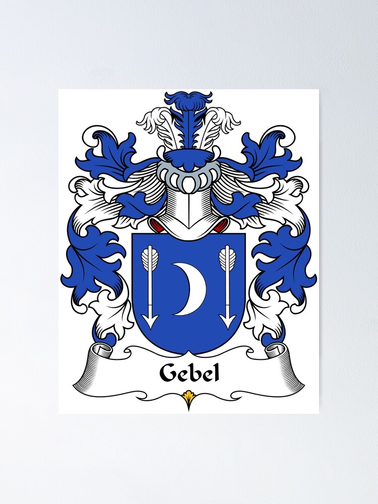 "Gebel" Poster for Sale by HaroldHeraldry | Redbubble