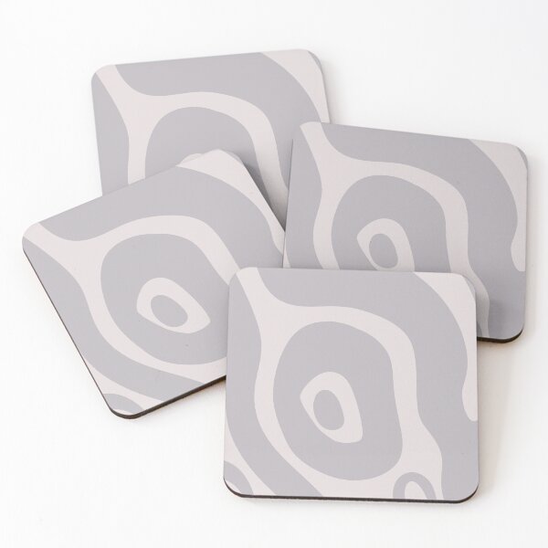 Item preview, Liquid Swirl Abstract Maximalist Pattern Retro Aesthetic Groovy Style Blue Gray designed and sold by scorpiolane.