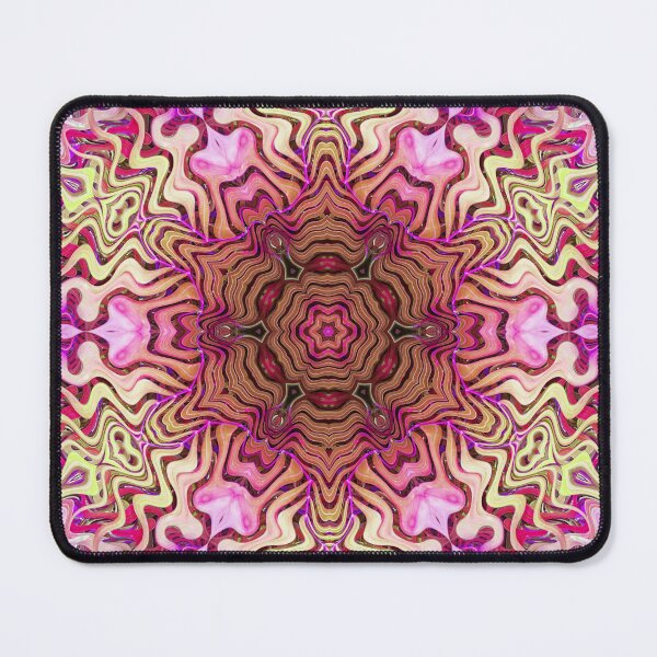 Item preview, Boho Vibes Abstract Kaleidoscope Maximalism Hippie Style Eclectic Mix of Pink Lilac Cream 5 of 16 designed and sold by Beachy.