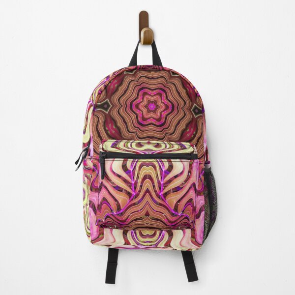 Item preview, Boho Vibes Abstract Kaleidoscope Maximalism Hippie Style Eclectic Mix of Pink Lilac Cream 5 of 16 designed and sold by Beachy.