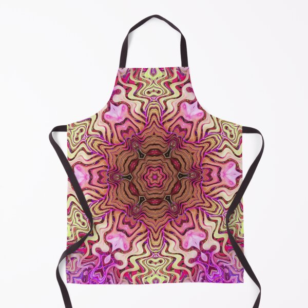 Item preview, Boho Vibes Abstract Kaleidoscope Maximalism Hippie Style Eclectic Mix of Pink Lilac Cream 5 of 16 designed and sold by Beachy.