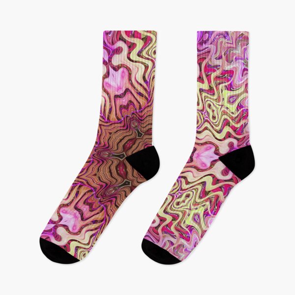 Item preview, Boho Vibes Abstract Kaleidoscope Maximalism Hippie Style Eclectic Mix of Pink Lilac Cream 5 of 16 designed and sold by Beachy.
