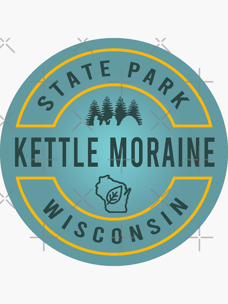 "Kettle Moraine State Park Adventure Logo" Sticker for Sale by VanyaKar