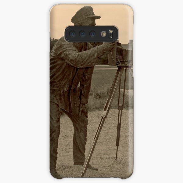 Photographer photographed at Kitty Hawk. Samsung Galaxy Snap Case