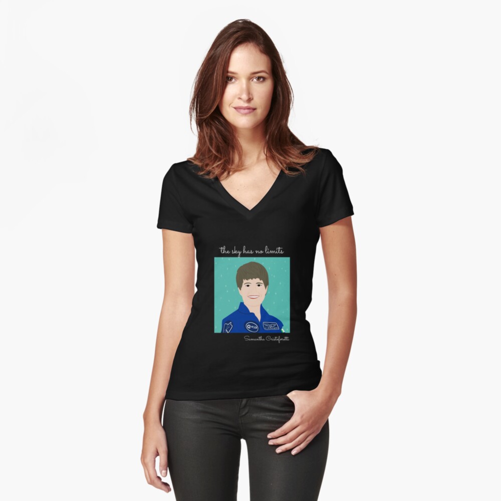 Item preview, Fitted V-Neck T-Shirt designed and sold by MaddaMom.
