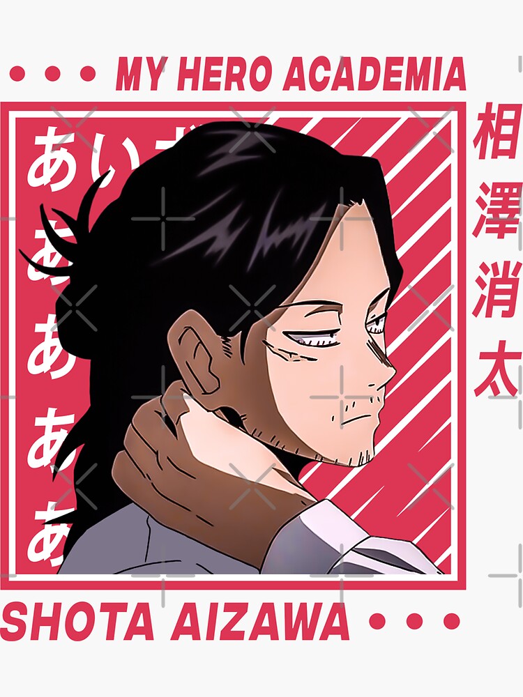 " Aizawa Shouta eraserhead mha" Sticker for Sale by Saghanime Redbubble