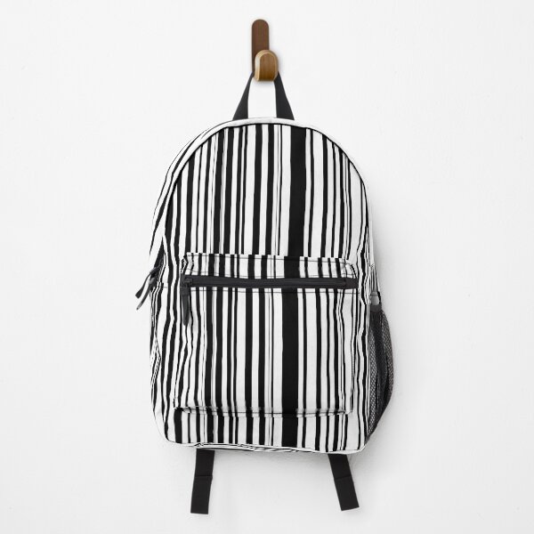 Item preview, black and white Stripes barcode fashion design designed and sold by ModSupporters.