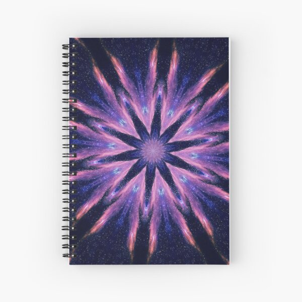 Sunset Mandala Spiral Notebook