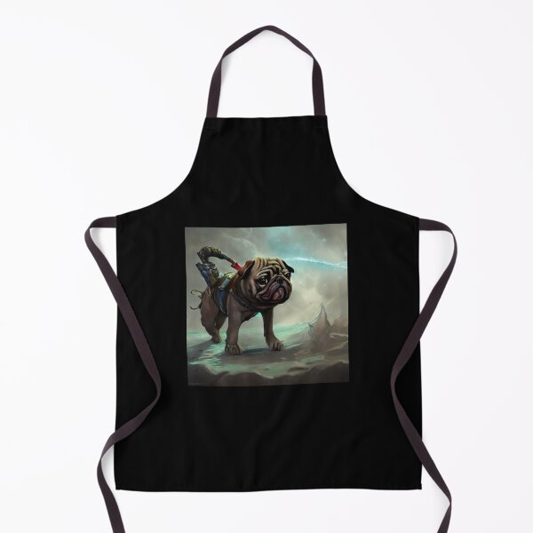 Item preview, AI Generated Art, War Pug designed and sold by RabbitHoleMI.