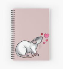 Dumbo pet rat love Spiral Notebook