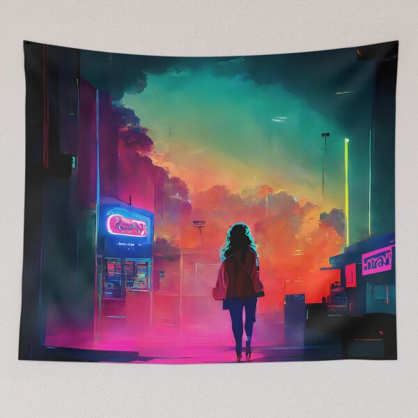 Item preview, Neon World 1 designed and sold by AiBroughtToLife.
