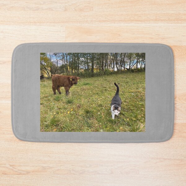 Item preview, Scottish Highland Cattle Calf and Cat 4108 designed and sold by SaarelaHighland.