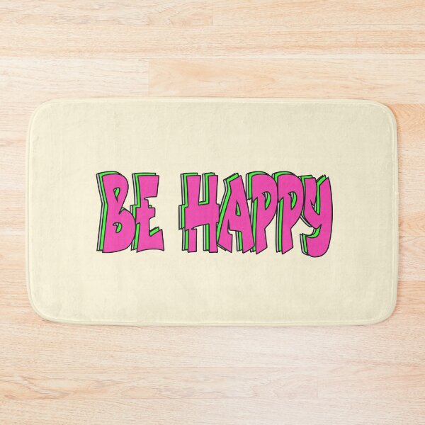Item preview, Be Happy - fuchsia designed and sold by ArtCreativeSACB.