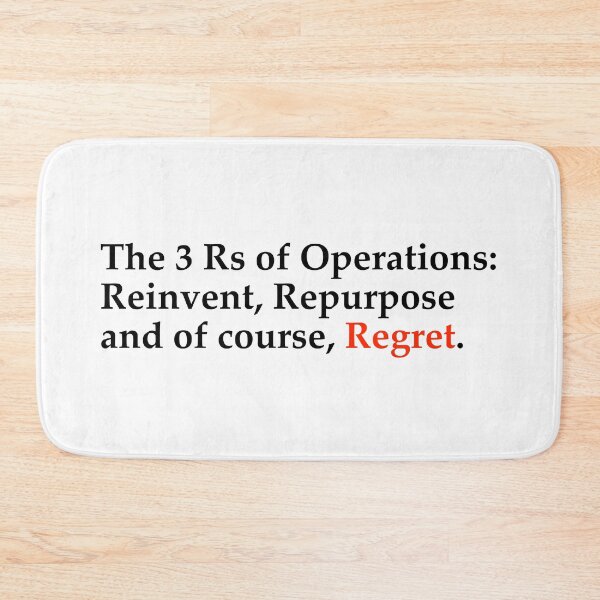 Item preview, 3 Rs of Operations designed and sold by unixorn.