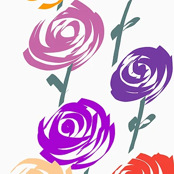 Artwork thumbnail, Abstract Floral Design by Rohini Ramesh