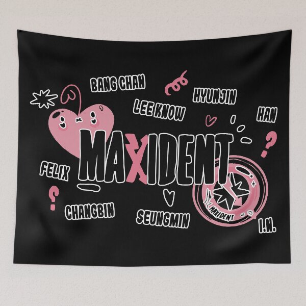 Item preview, MAXIDENT - SKZ(white outline) designed and sold by Artyssytb.