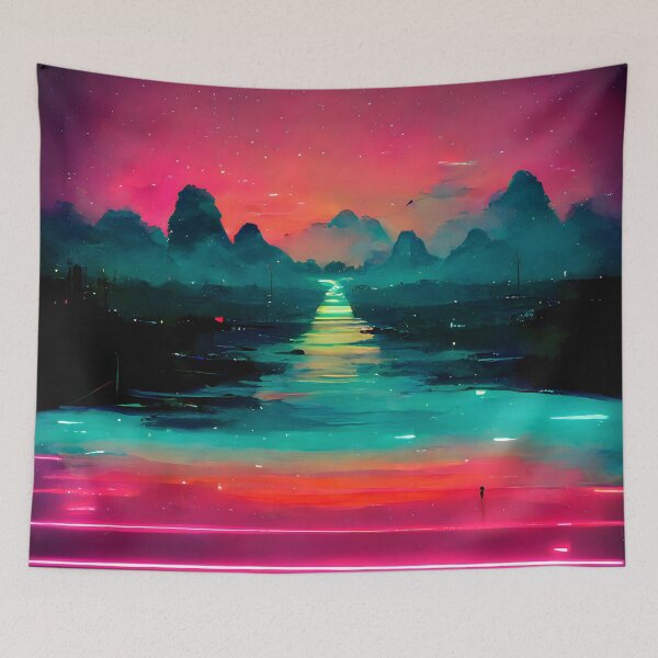 Item preview, Neon World 2 designed and sold by AiBroughtToLife.