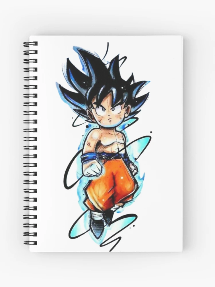 Goku artwork! Spiral Notebook for Sale by requiem147978