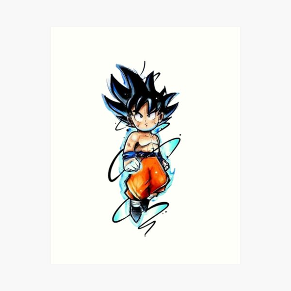 Anime cel of Goku Super Saiyan 3 , in Maroin Eluasti's Art of Anime Comic  Art Gallery Room