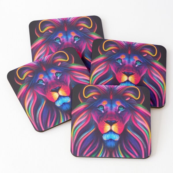 Item preview, Colorful lion designed and sold by Juisevo.