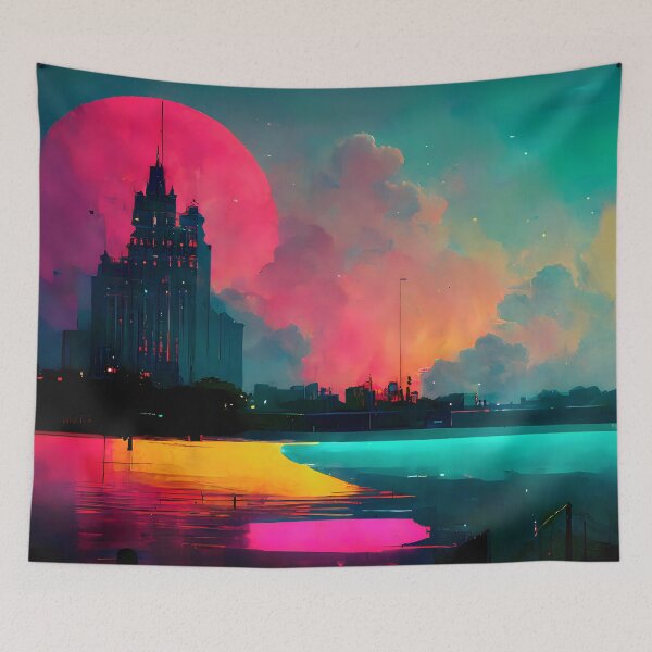 Item preview, Neon World 4 designed and sold by AiBroughtToLife.
