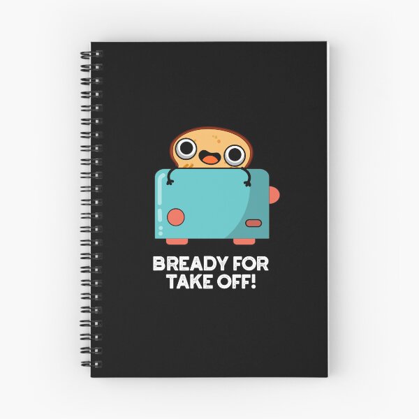 Item preview, Bready For Take Off Funny Toast Puns (Dark BG) designed and sold by punnybone.