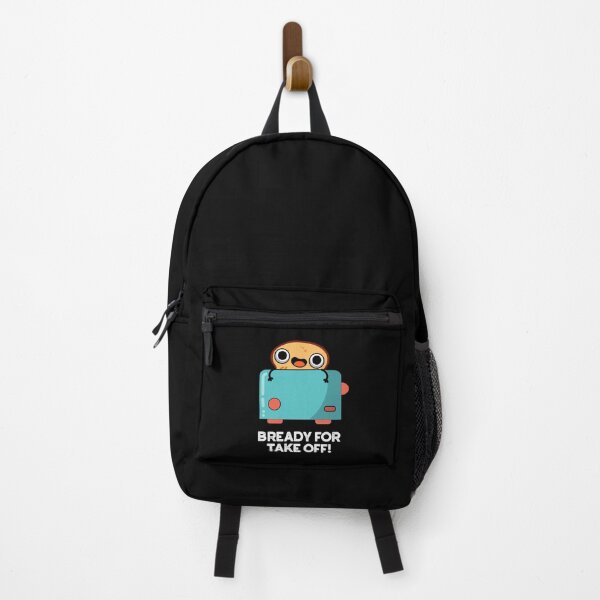 Item preview, Bready For Take Off Funny Toast Puns (Dark BG) designed and sold by punnybone.