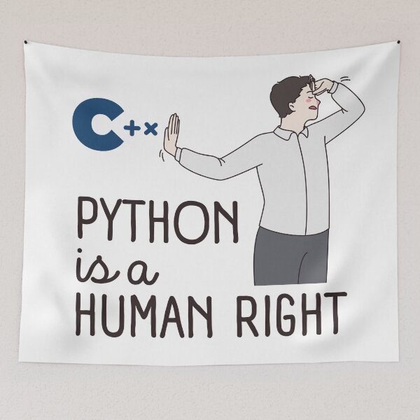 Artikelvorschau, Python ist ein Menschenrecht entworfen und verkauft von trendingatees.