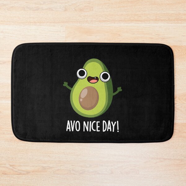 Item preview, Avo Nice Day Funny Avocado Pun (Dark BG) designed and sold by punnybone.