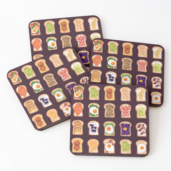 Item preview, Assorted Toast Bread With Toppings Set designed and sold by Alicia Chee.