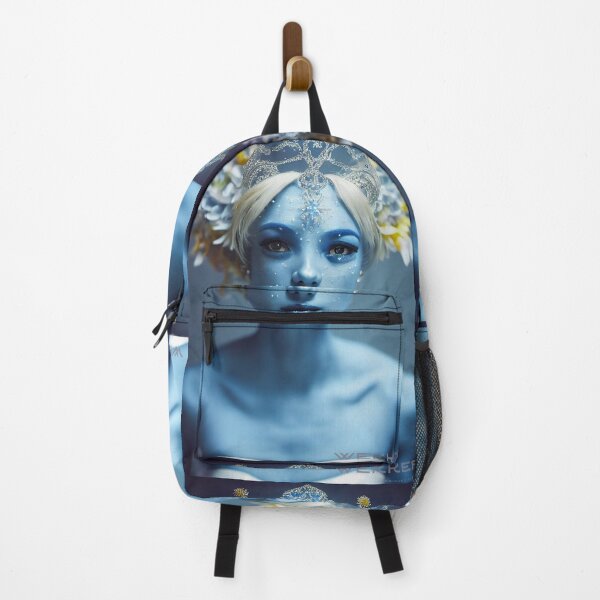 Item preview, Futuristic Blue Princess with beautiful crown and diamonds designed and sold by Stanley de Wekker.