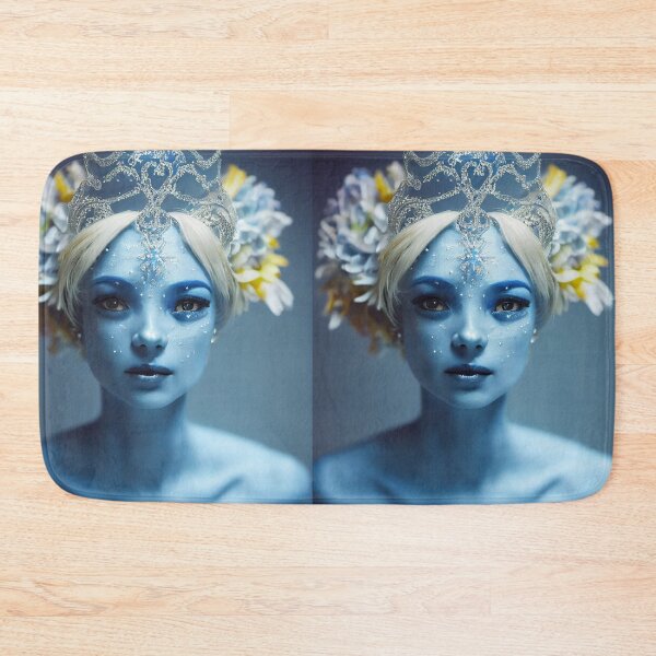 Item preview, Futuristic Blue Princess with beautiful crown and diamonds designed and sold by Stanley de Wekker.