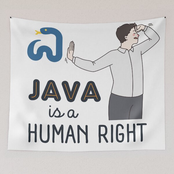 Item preview, Java is a Human Right designed and sold by trendingatees.