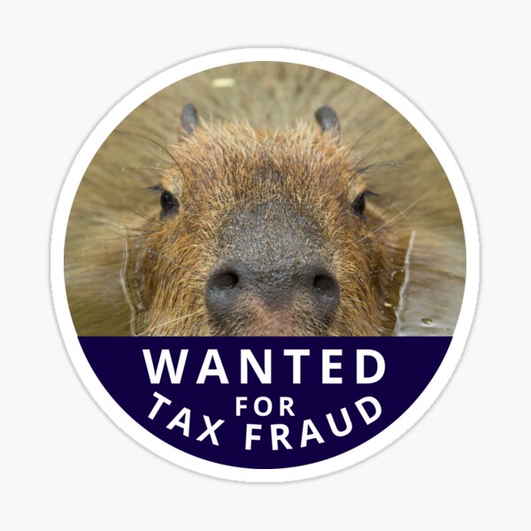 Item preview, Wanted Capybara designed and sold by DrunkPolarBear.