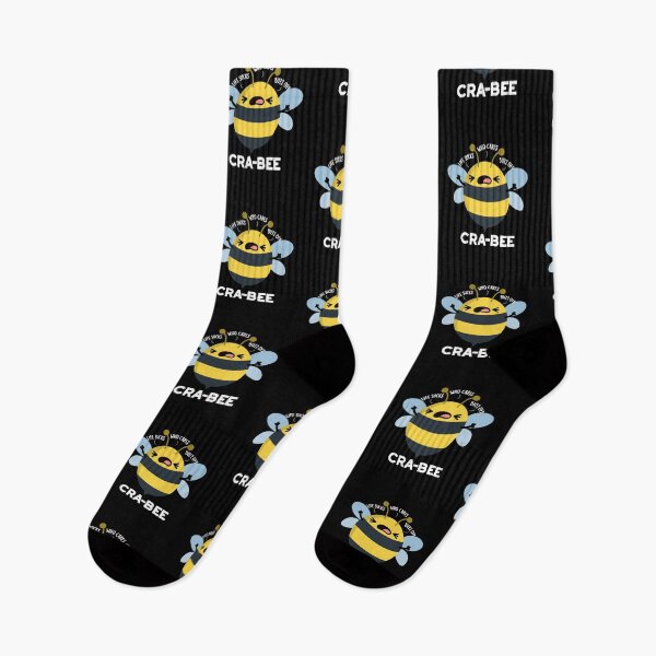 Item preview, Cra-bee Funny Bee Puns (Dark BG) designed and sold by punnybone.