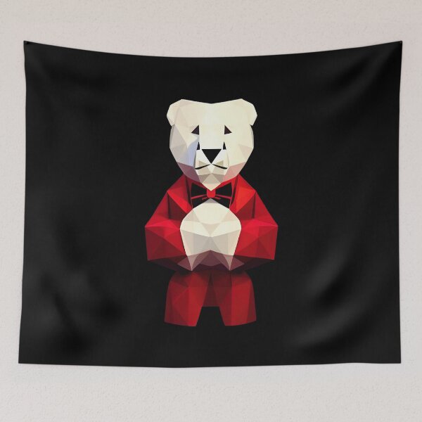 Item preview, White Shaolin Bear in Red Suit designed and sold by PolygonXYZ.