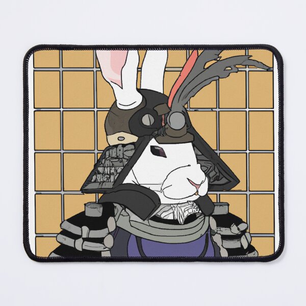 Item preview, Asian portrait of a vintage samurai rabbit designed and sold by Inalternativ.