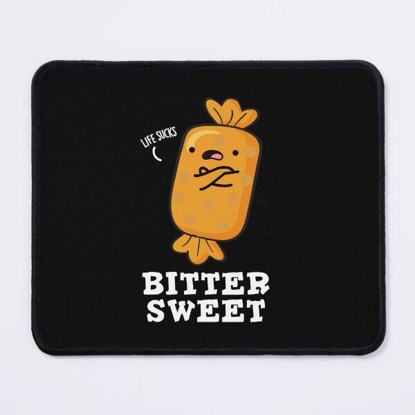 Item preview, Bitter Sweet Funny Candy Puns (Dark BG) designed and sold by punnybone.