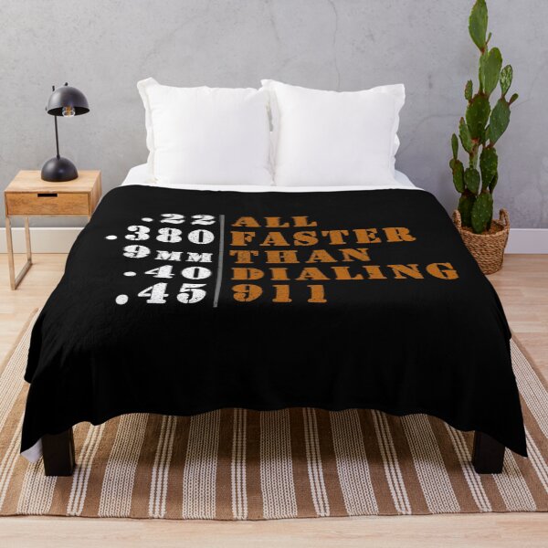 Item preview, All Faster Than Dialing 911 Shirt - Ammo Gun Lovers designed and sold by teemingshopping.