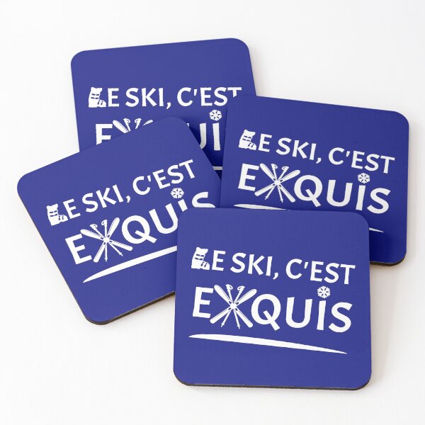 Item preview, SKIING IS EXQUISITE! (mountain, winter) designed and sold by francoisville.