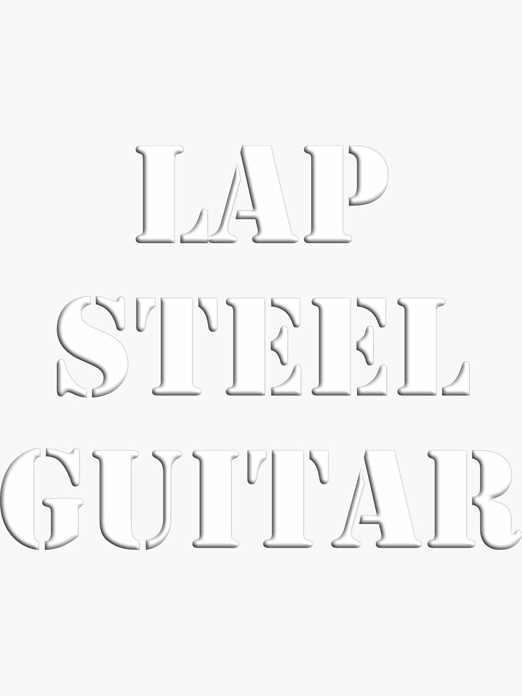 "Lap Steel Guitar" Sticker for Sale by joeboxcar Redbubble