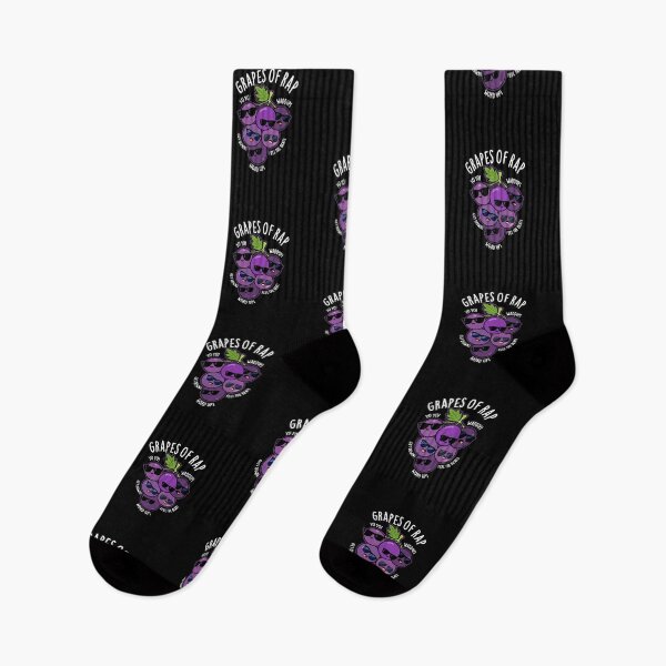 Item preview, Grapes Of Rap Funny Fruit Puns (Dark BG) designed and sold by punnybone.