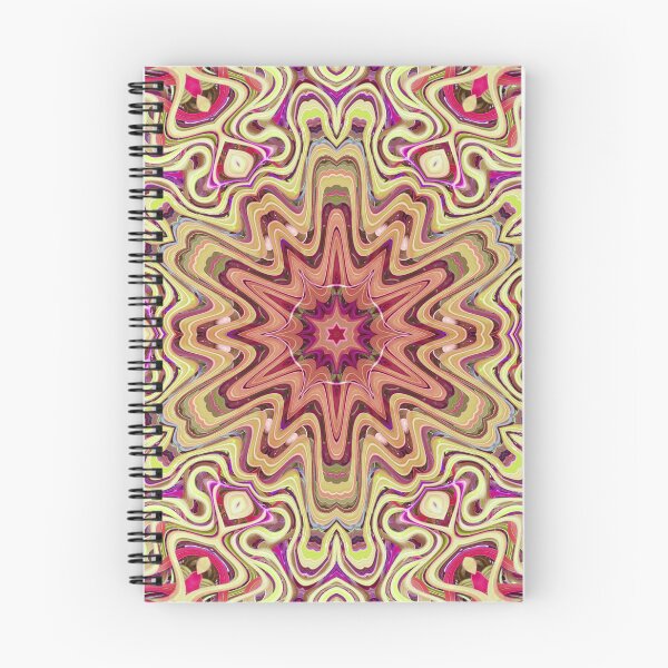 Item preview, Boho Vibes Abstract Kaleidoscope Maximalism Hippie Style Eclectic Mix of Pink Lilac Cream 6 of 16 designed and sold by Beachy.